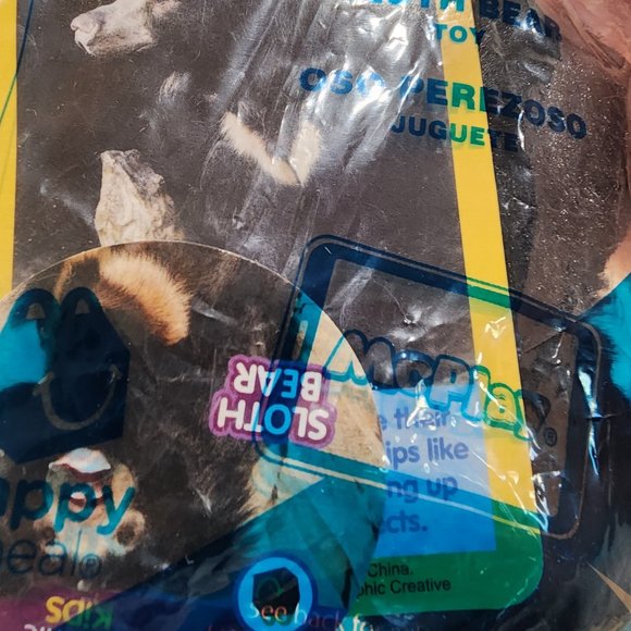 McDonalds 2018 Happy Meal Toy: SLOTH BEAR #9 National Geographic KIDS - Picture 3 of 3